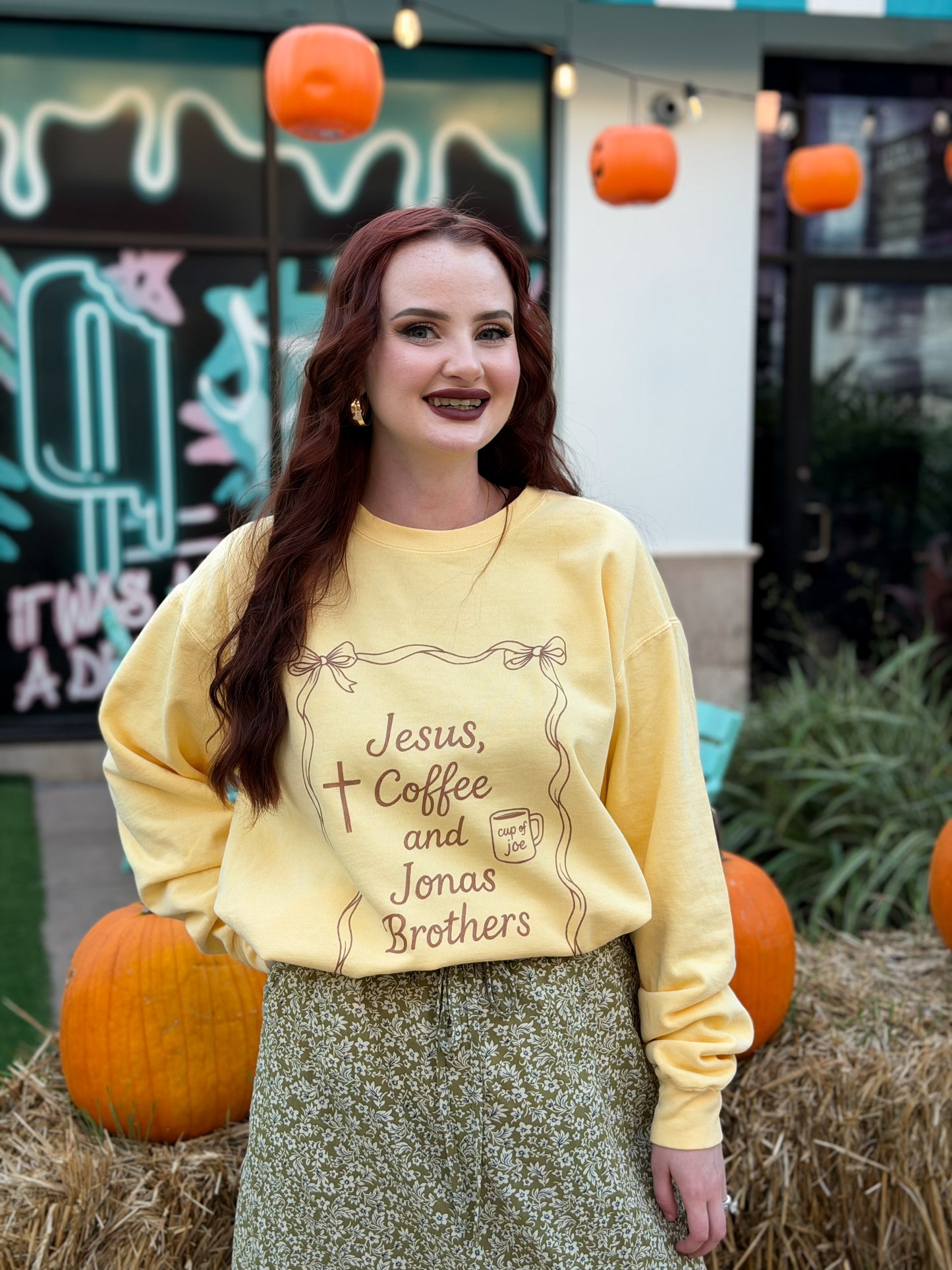 Jesus, Coffee & JoBros Crewneck