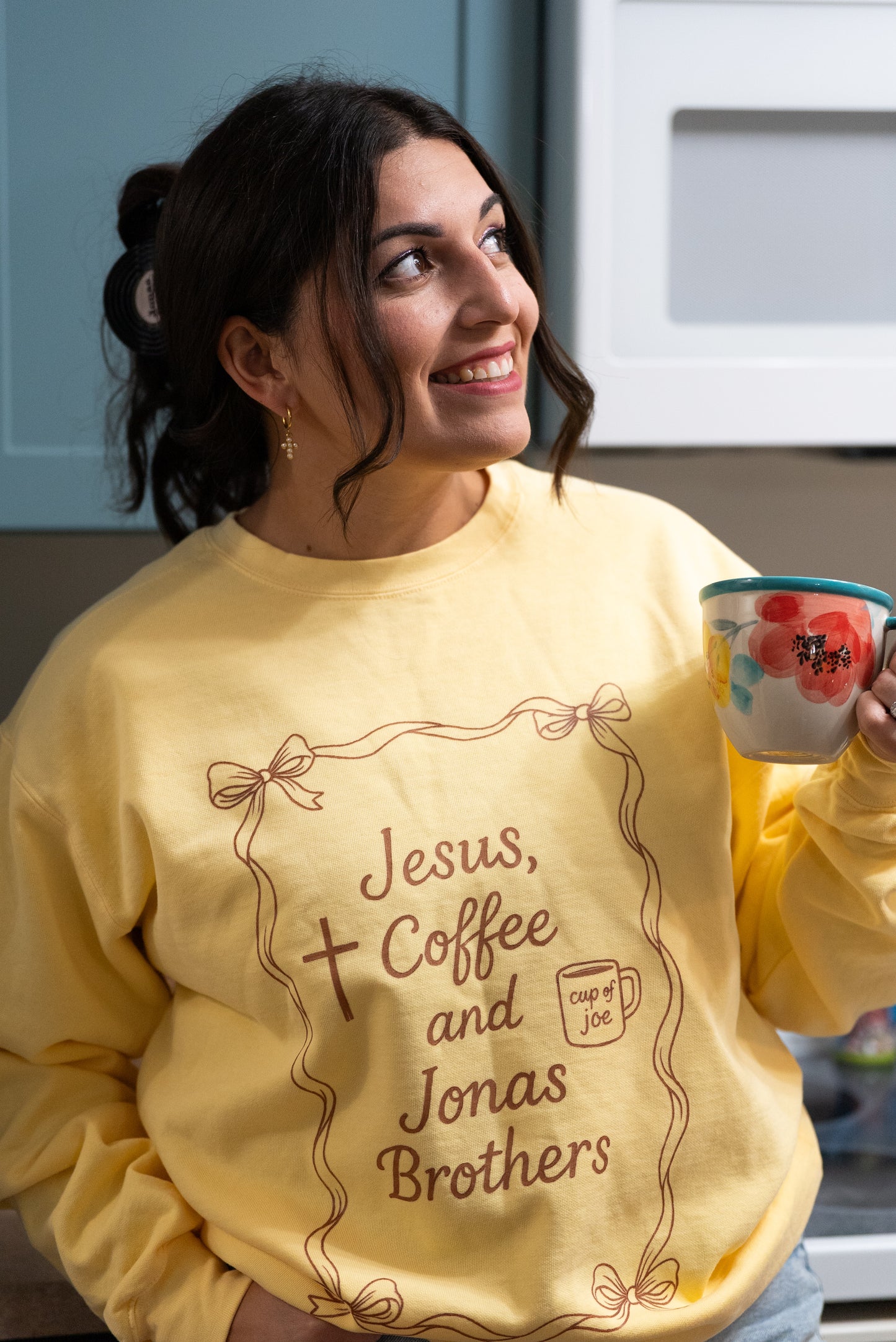 Jesus, Coffee & JoBros Crewneck