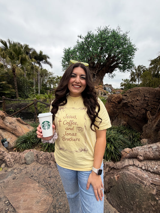 Jesus, Coffee & JoBros Tee