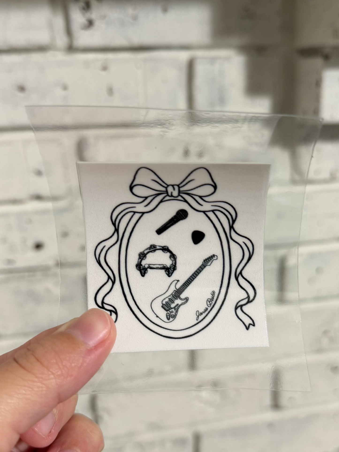 Musical Jonas Bestie Decal